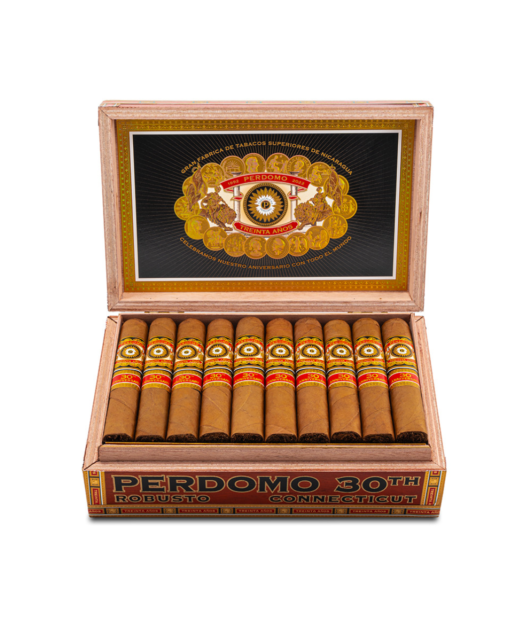 Perdomo 30th Anniversary Connecticut Box-Pressed Robusto Cigar - Image 4